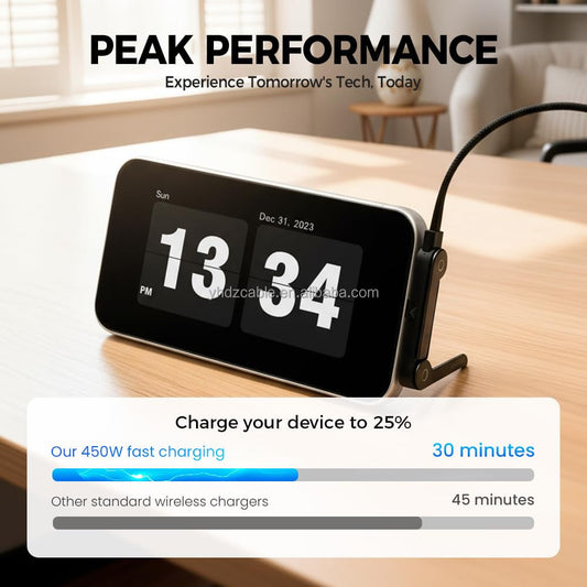 Cable USB-C 240W 2 en 1 con Soporte Integrado