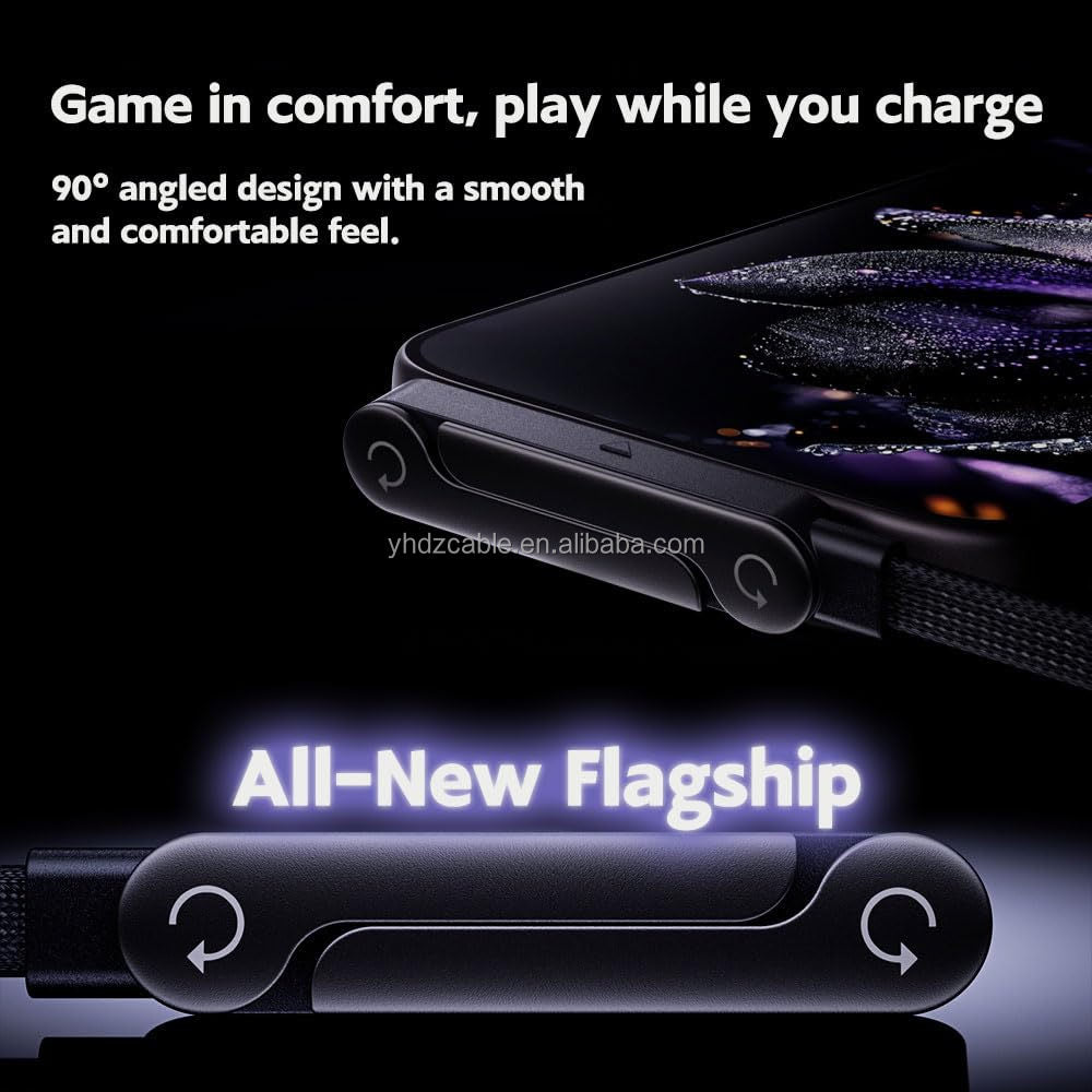 Cable USB-C 240W 2 en 1 con Soporte Integrado