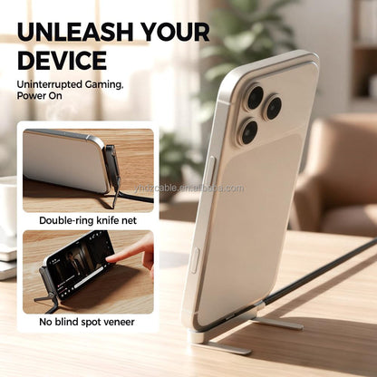 Cable USB-C 240W 2 en 1 con Soporte Integrado